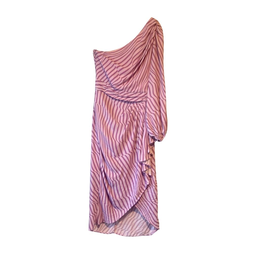 Toccin Asymmetric Wrap Dress Size 6 - Picture 7 of 8